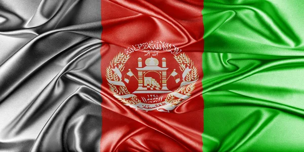 Afghanistan flagga — Stockfoto