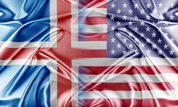 USA and Iceland — Stock Photo, Image