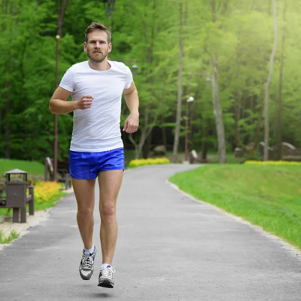 Running fitness man — Stock Photo, Image