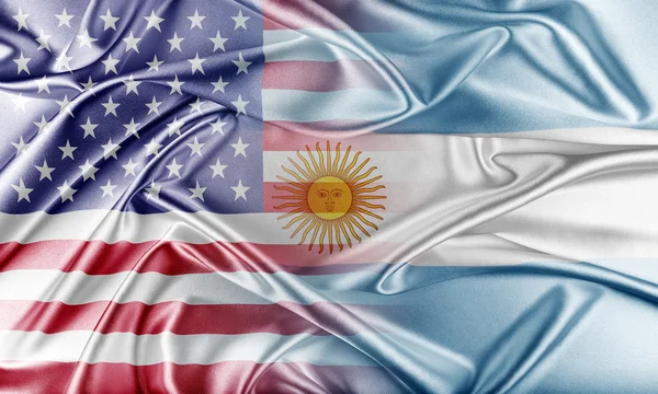 USA und Argentinien — Stockfoto