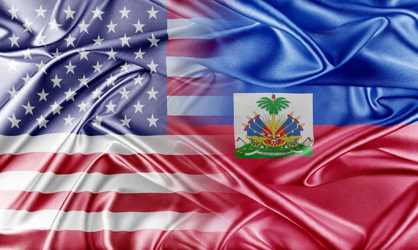 USA und Haiti. — Stockfoto