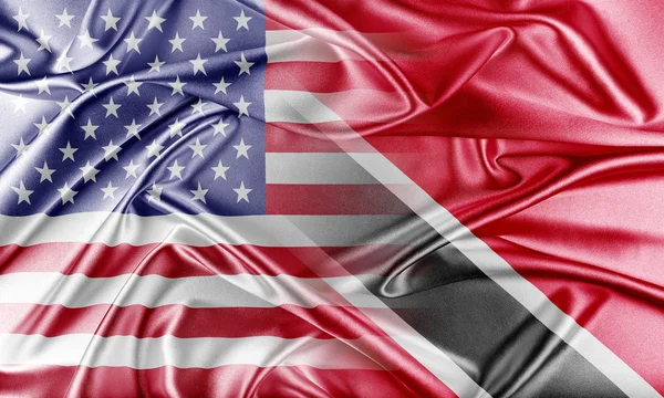 USA och Trinidad och Tobago. — Stockfoto