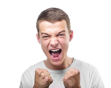 Başarıyı Kutlayan Genç Adam.