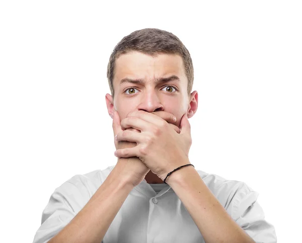 Portrait of amazed man. — Stock Photo, Image