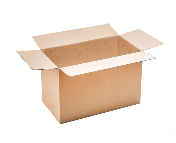 Opened cardboard box. — Stock Photo, Image