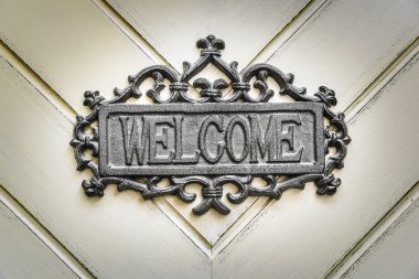 Sign - welcome.