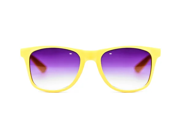 Okulary przeciwsłoneczne żółty — Zdjęcie stockowe