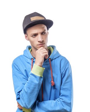 Parti müdavim mavi elbiseli