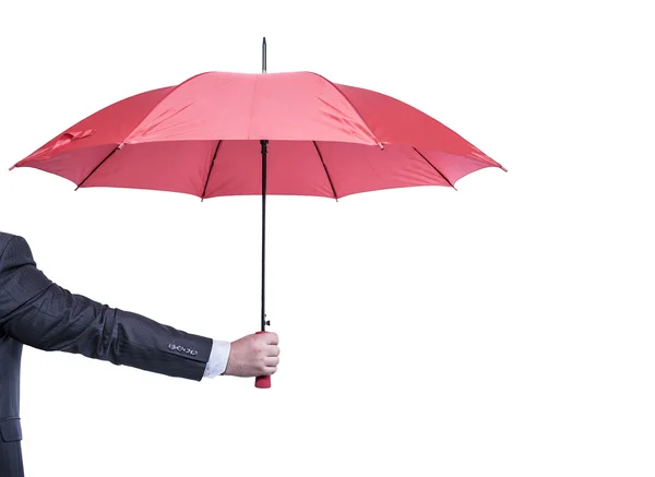 Umbrella in hand. — Stock Photo, Image