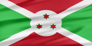 Burundi bayrağı. 
