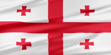 Gürcistan bayrağı. 