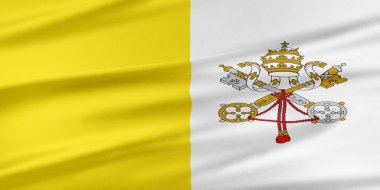 Vatikan bayrağı. 