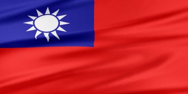 Tayvan bayrağı. 