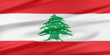 Lübnan Bayrağı. 