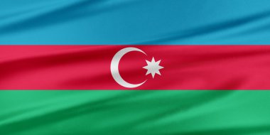 Azerbaycan bayrağı. 