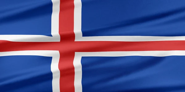 Iceland Flag. — Stock Photo, Image