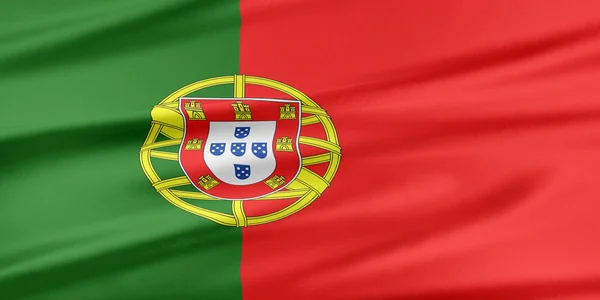 Флаг Португалии . — стоковое фото