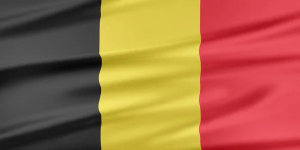 Belçika bayrağı. — Stok fotoğraf