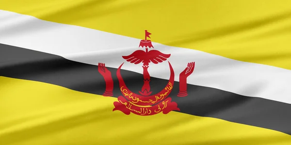 Bandeira de Brunei . — Fotografia de Stock