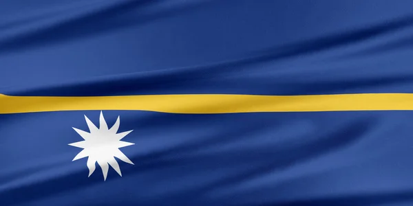 Bandeira de Nauru . — Fotografia de Stock