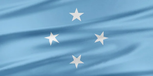 Stati federati di bandiera della Micronesia . — Foto Stock