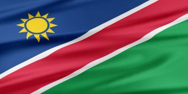 Namibya bayrağı. 