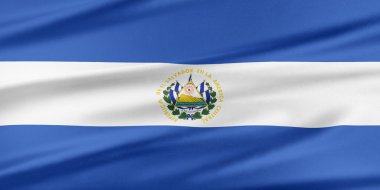 el salvador bayrağı. 