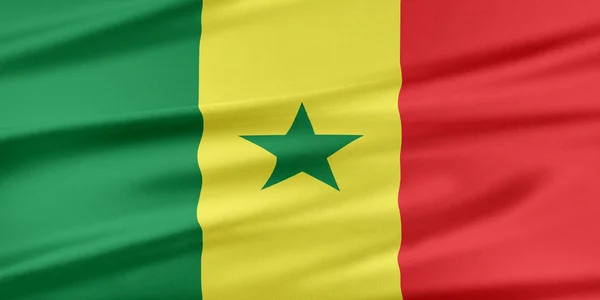 Bandiera del Senegal . — Foto Stock