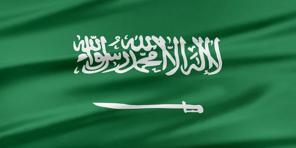 Bandiera saudita arabia. — Foto Stock