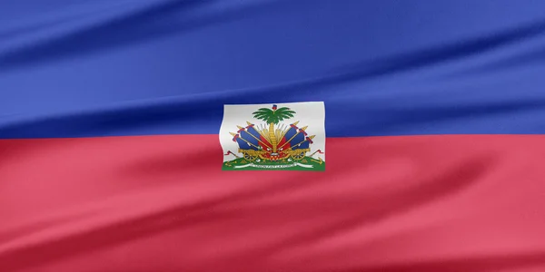 Vlag van Haïti. — Stockfoto