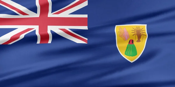 Bendera Kepulauan Turks dan Caicos . — Stok Foto