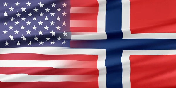 USA and Norway — Stock Photo, Image