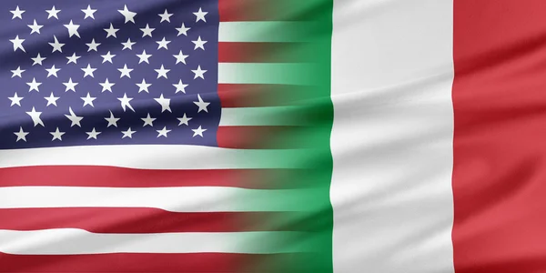 USA och Italien — Stockfoto