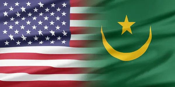 USA og Mauretanien - Stock-foto