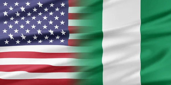 アメリカとナイジェリア — ストック写真
