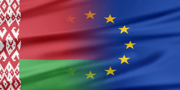 European Union and Belarus. — Stock Photo, Image