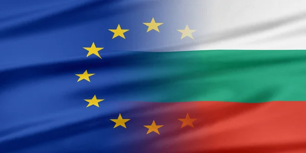 European Union and Bulgaria. — Stock Photo, Image
