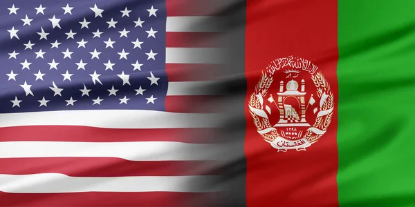 EUA e Afeganistão . — Fotografia de Stock