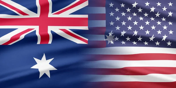 USA und Australien — Stockfoto