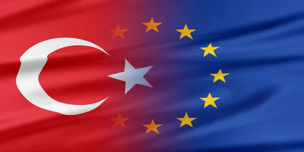 Ευρωπαϊκής Ένωσης και Τουρκίας. — Φωτογραφία Αρχείου