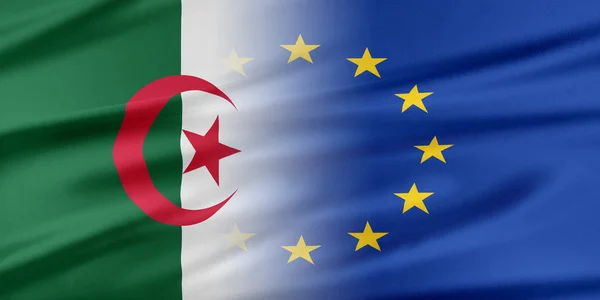 União Europeia e Argélia . — Fotografia de Stock