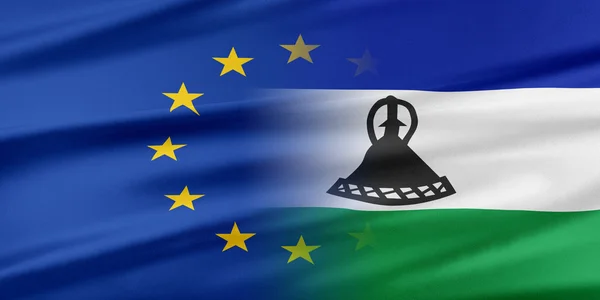 União Europeia e Lesoto . — Fotografia de Stock