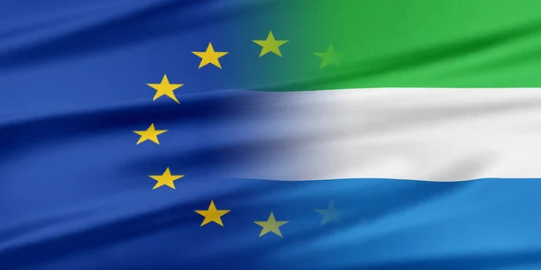 Unione europea e Sierra Leone . — Foto Stock