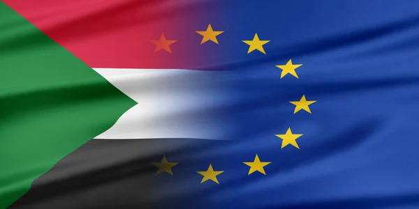 Unione europea e Sudan . — Foto Stock