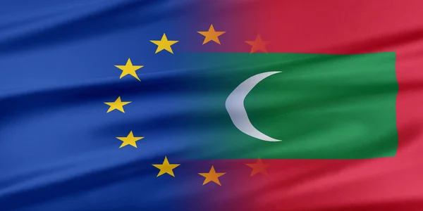 Unione europea e Maldive . — Foto Stock
