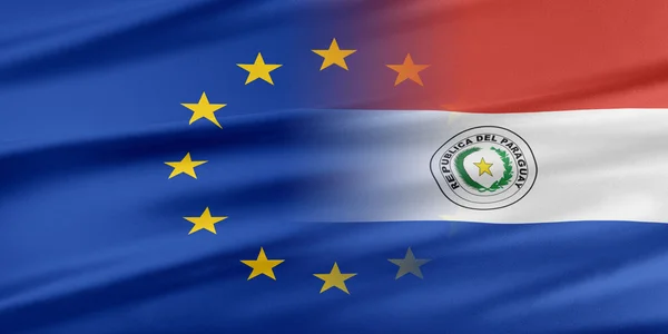 Unione europea e Paraguay . — Foto Stock