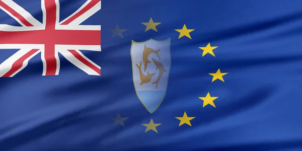 Unione europea e Anguilla . — Foto Stock