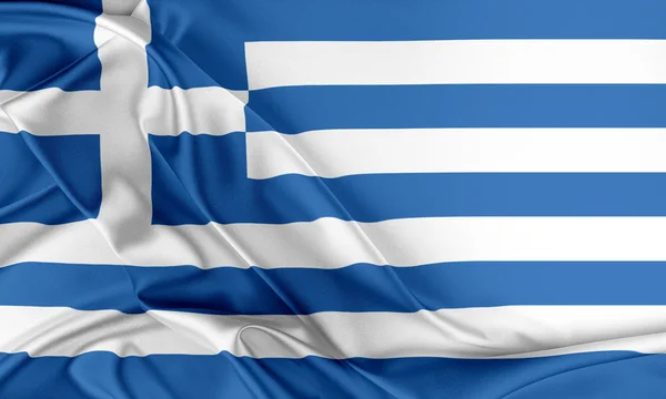Greece Flag. — Stock Photo, Image