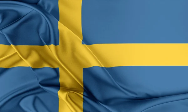 Bandiera Svezia . — Foto Stock