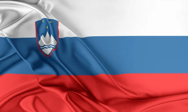 Slovenia Flag. — Stock Photo, Image